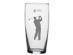 Darček pre golfistu - gravírovaný pohár na pivo