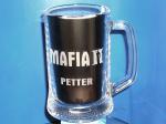 osobný pohár s menom a logom hry mafia